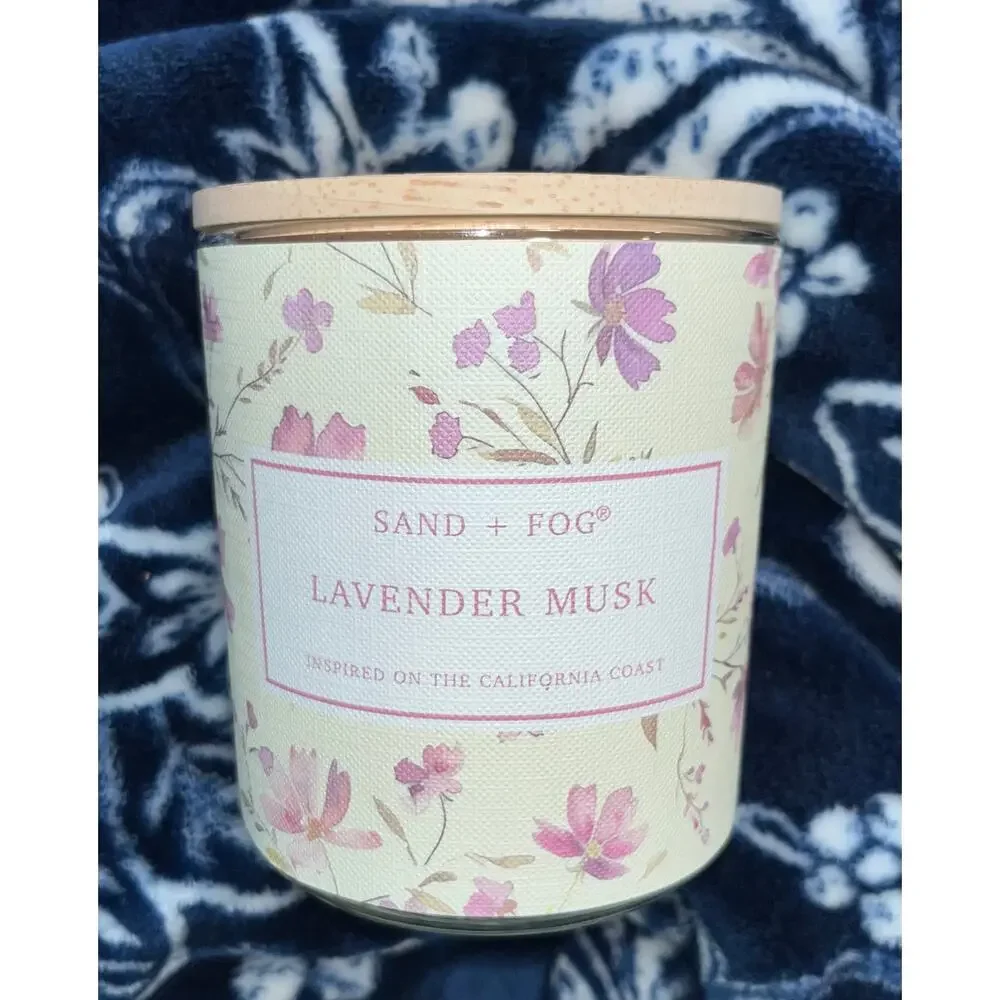 NEW! Sand + Fog Lavender Musk Scented 10 oz Candle